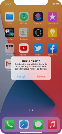 Press Delete. Press Delete.