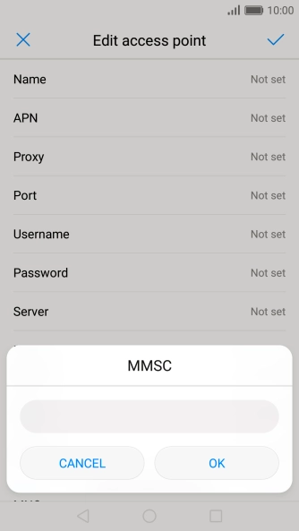 Key in http://pxt.vodafone.net.au/pxtsend and press OK.