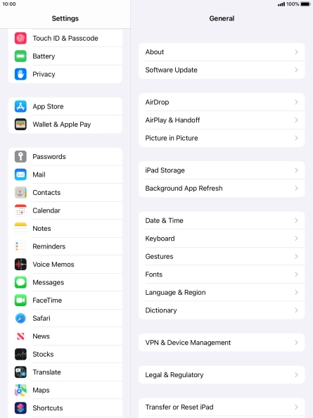 Press Touch ID & Passcode. Press Touch ID & Passcode.