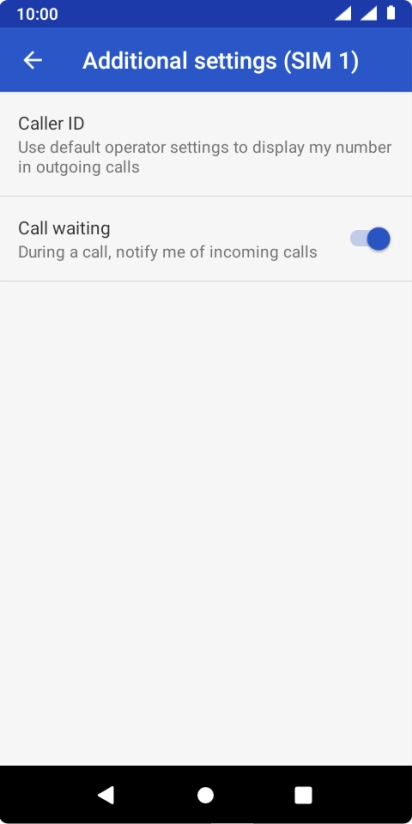 Press the indicator next to Press the indicator next to