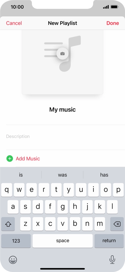 Press Add Music.