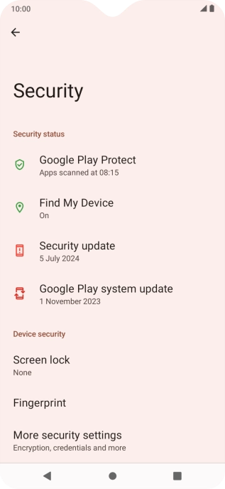 Press the Home key to return to the home screen. Press the Home key to return to the home screen.