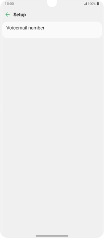 Press Voicemail number.