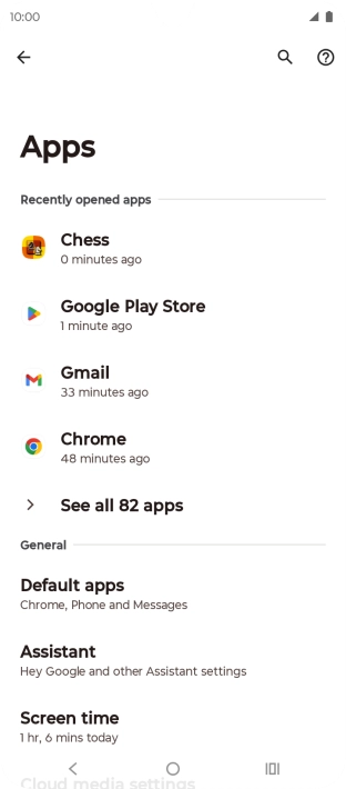 Press See all apps.