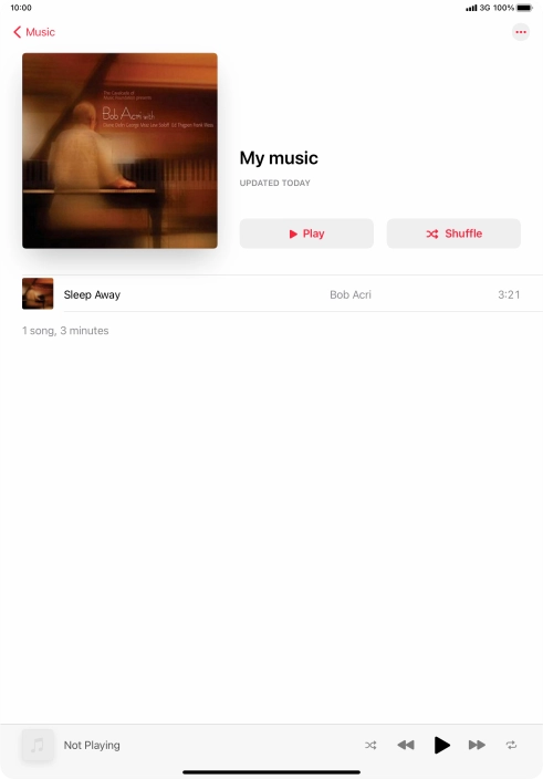 Go to the required category or playlist and press the required audio file. Go to the required category or playlist and press the required audio file.