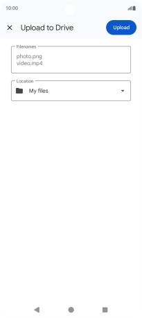 Press Upload. Press Upload.