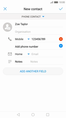 Press the confirm icon. Press the confirm icon.