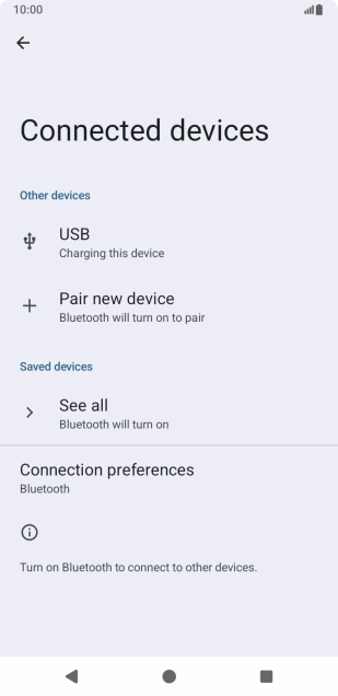 Press Pair new device.