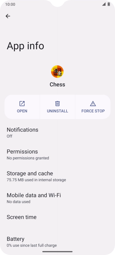 Press Storage and cache. Press Storage and cache.