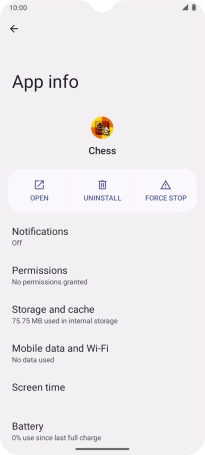 Press Storage and cache. Press Storage and cache.