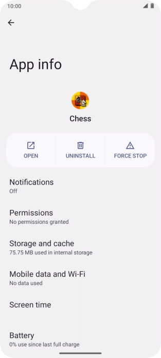 Press Storage and cache. Press Storage and cache.