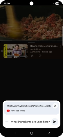 Follow the instructions on the screen to type or speak the required question for the video. Follow the instructions on the screen to type or speak the required question for the video.