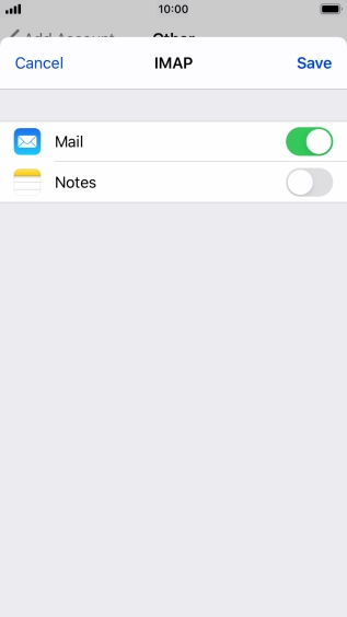 Press Save. Your email account has now been set up. To select more settings for incoming and outgoing server, proceed with the following steps.