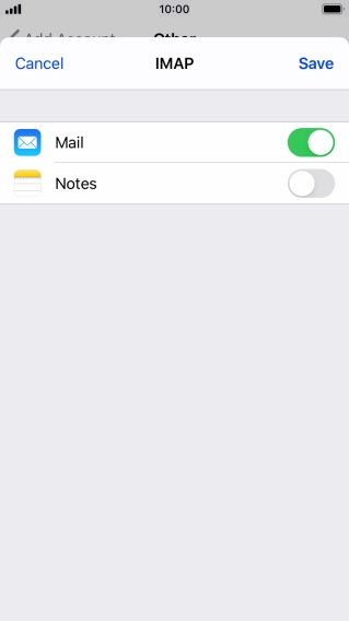 Press Save. Your email account has now been set up. To select more settings for incoming and outgoing server, proceed with the following steps.