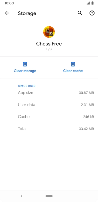 Press Clear cache. Press Clear cache.