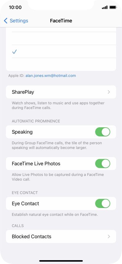 Press SharePlay.