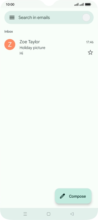 Press the profile icon. Press the profile icon.