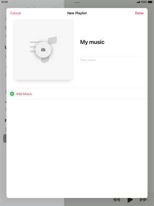 Press Add Music.