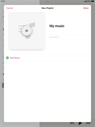 Press Add Music.