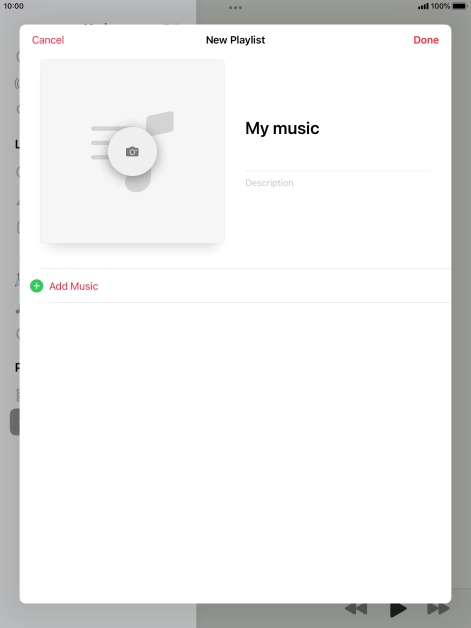 Press Add Music.