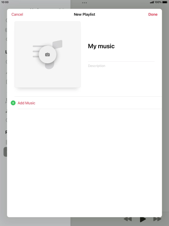 Press Add Music.