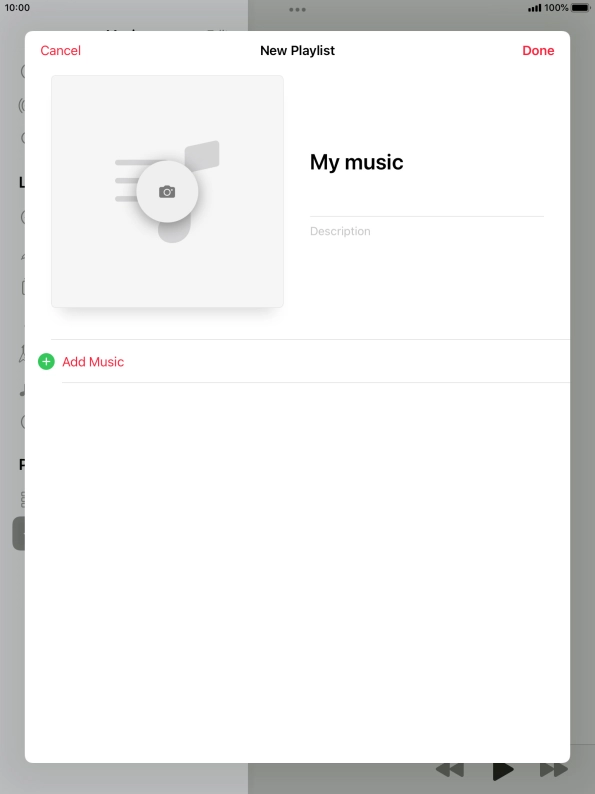 Press Add Music.