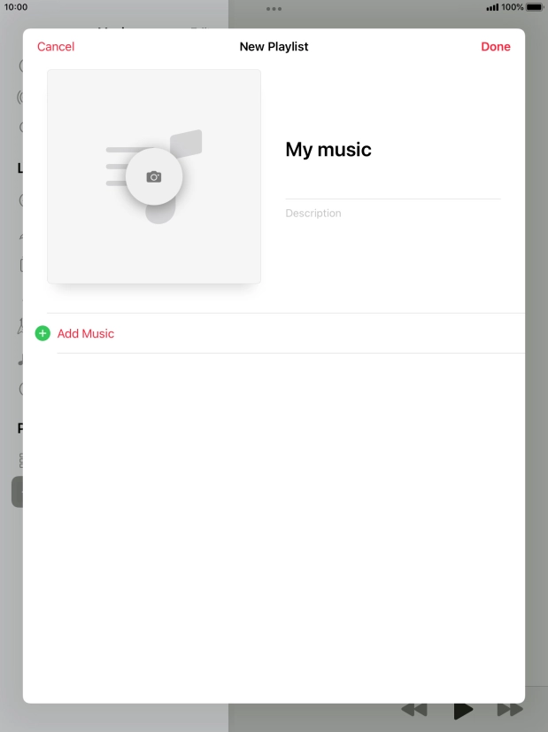 Press Add Music.