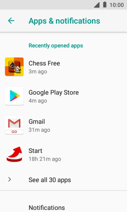 Press See all apps.