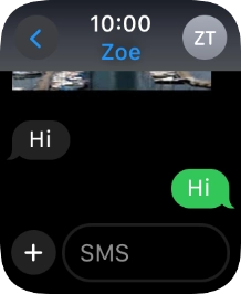 Press SMS.
