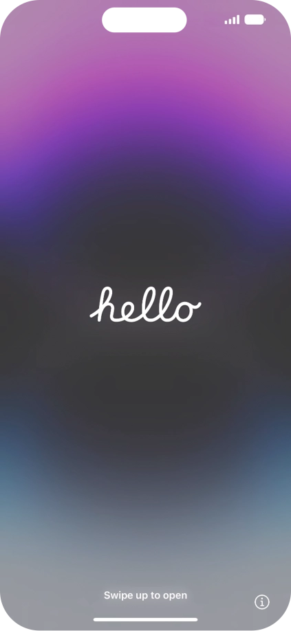Slide your finger upwards starting from the bottom of the screen. Slide your finger upwards starting from the bottom of the screen.