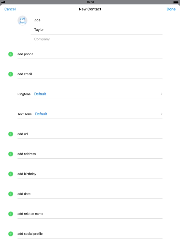 Press add phone. Press add phone.