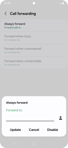 Press Disable.