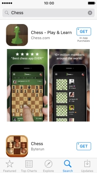 Press the required app.