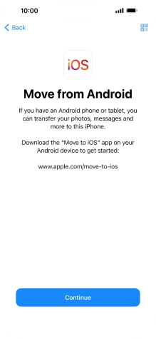 To transfer content to your phone, you need to install the app 