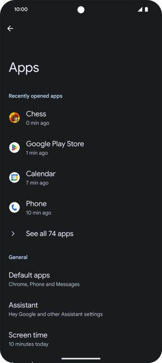Press See all apps. Press See all apps.