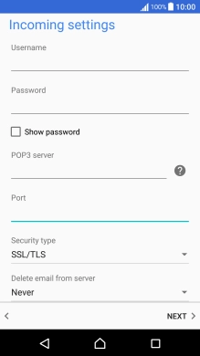 Press the drop down list below 