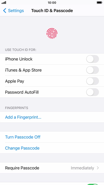 Press Turn Passcode Off and key in the phone lock code. Press Turn Passcode Off and key in the phone lock code.