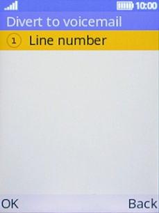 Select Line number. Select Line number.