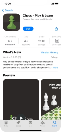 Press GET and follow the instructions on the screen to install the app. Press GET and follow the instructions on the screen to install the app.
