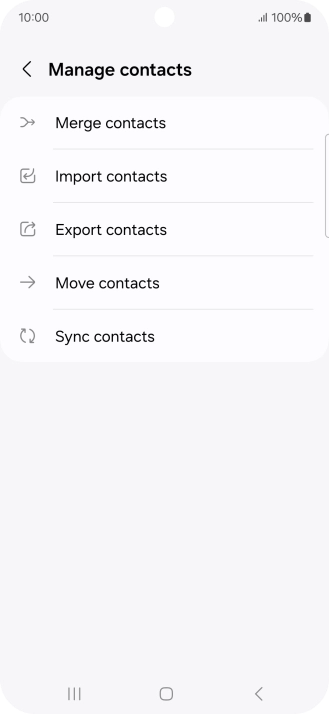 Press Import contacts.
