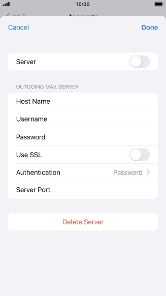 Press Authentication.
