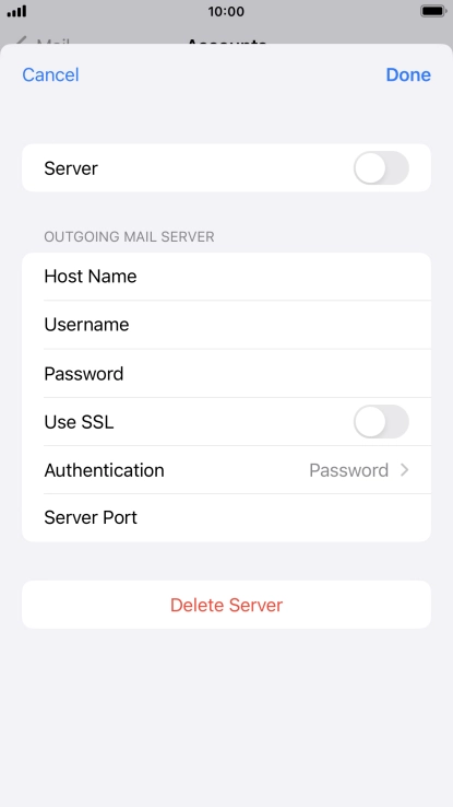Press Authentication.