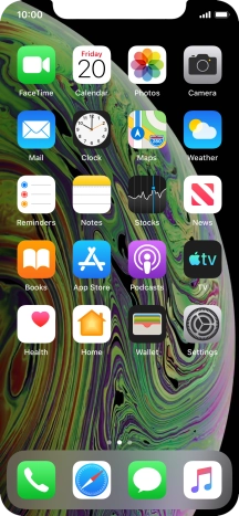 When the phone is turned on, you can always see the battery power level. The larger the coloured section of the battery icon, the more remaining battery power.
