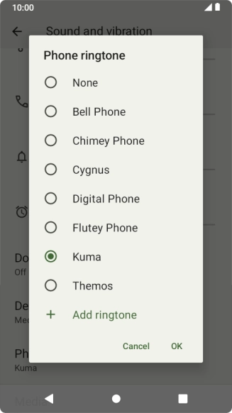 Press the required ring tones to hear them. Press the required ring tones to hear them.