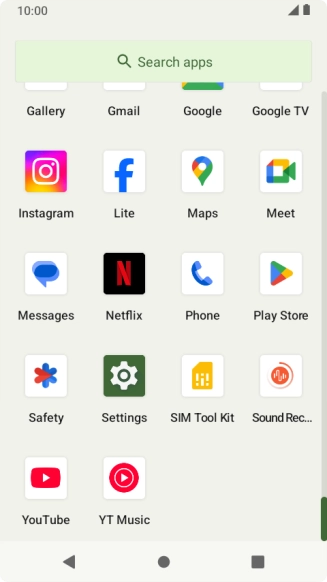Press Play Store.