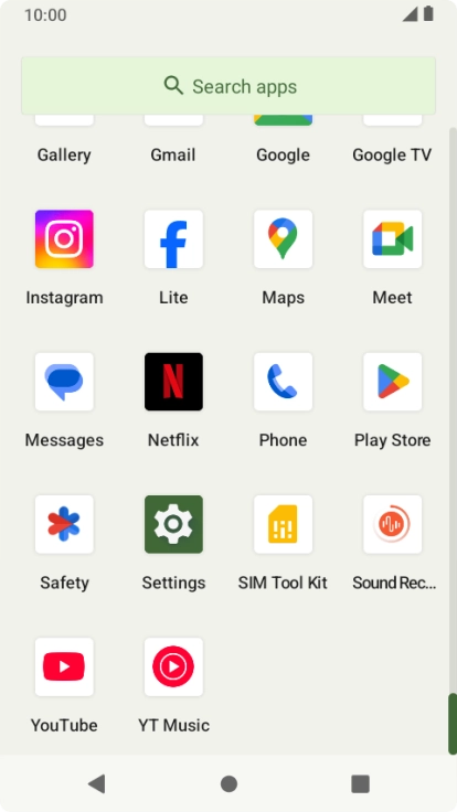 Press Play Store.