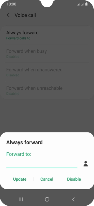Press Disable.