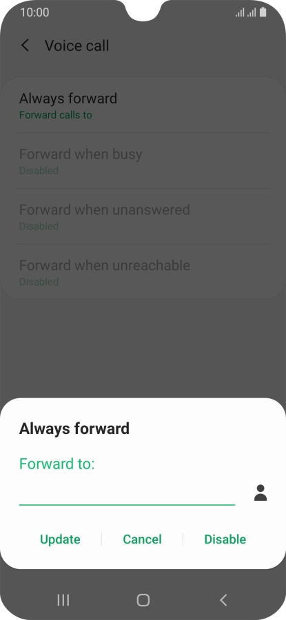 Press Disable.