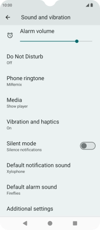 Press Phone ringtone. Press Phone ringtone.
