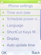 Select Auto update time.
